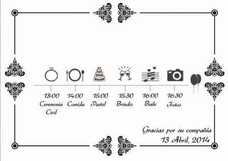 Programa de boda 