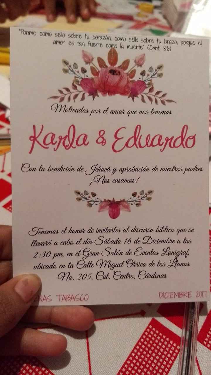 Mis invitaciones de boda 