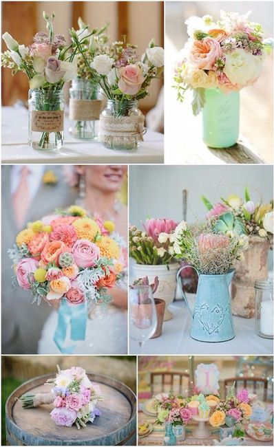 Idea menta y rosa