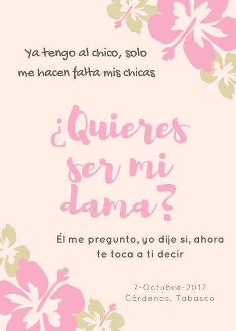 Save the date e invitaciones para damas! - 2