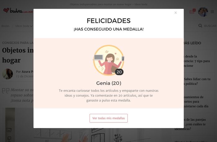 Medalla genia