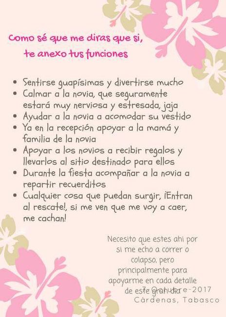 Invitacion damas