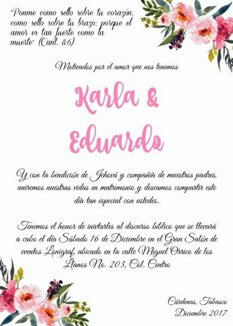 Mi diseño de Invitacion
