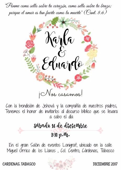 Mi diseño de invitacion