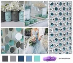 Combinaciones de colores azul