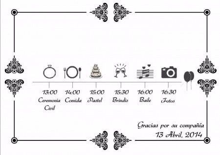 Programa de boda 