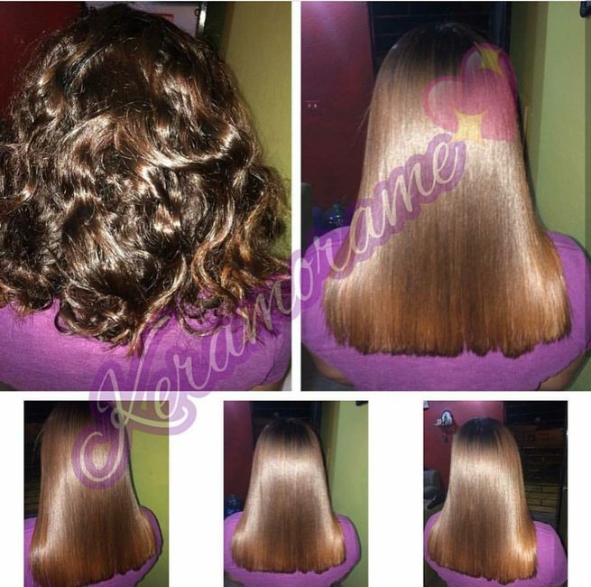 cabello sin frizz  antes