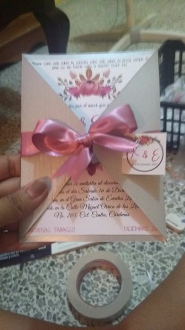 Casi lista jajajja falta ticket y celofan