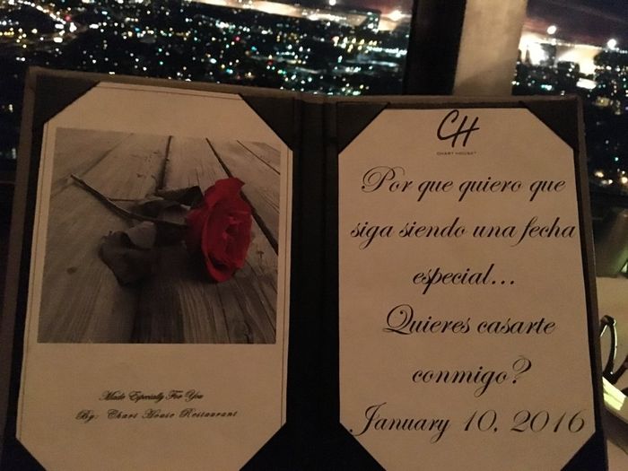 Propuesta de matrimonio - 1