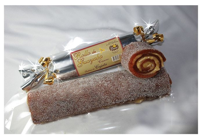 rollo de cajeta y nuez