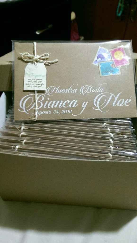 Ya tenemos las invitaciones!!! - 1