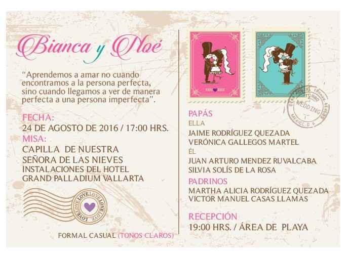 Ya tenemos las invitaciones!!! - 2