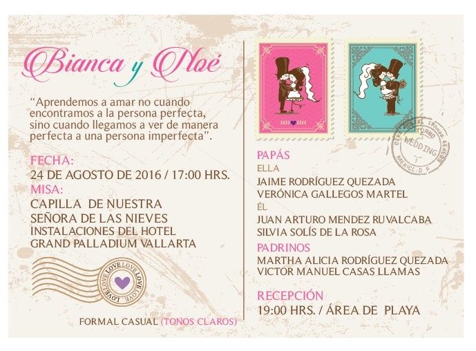 Ya tenemos las invitaciones!!! - 2