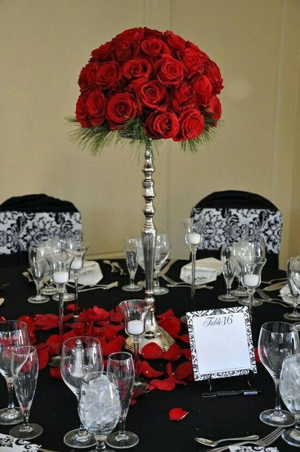 Centros de mesa altos (flores naturales) - 2