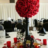 Centros de mesa altos (flores naturales) - 3