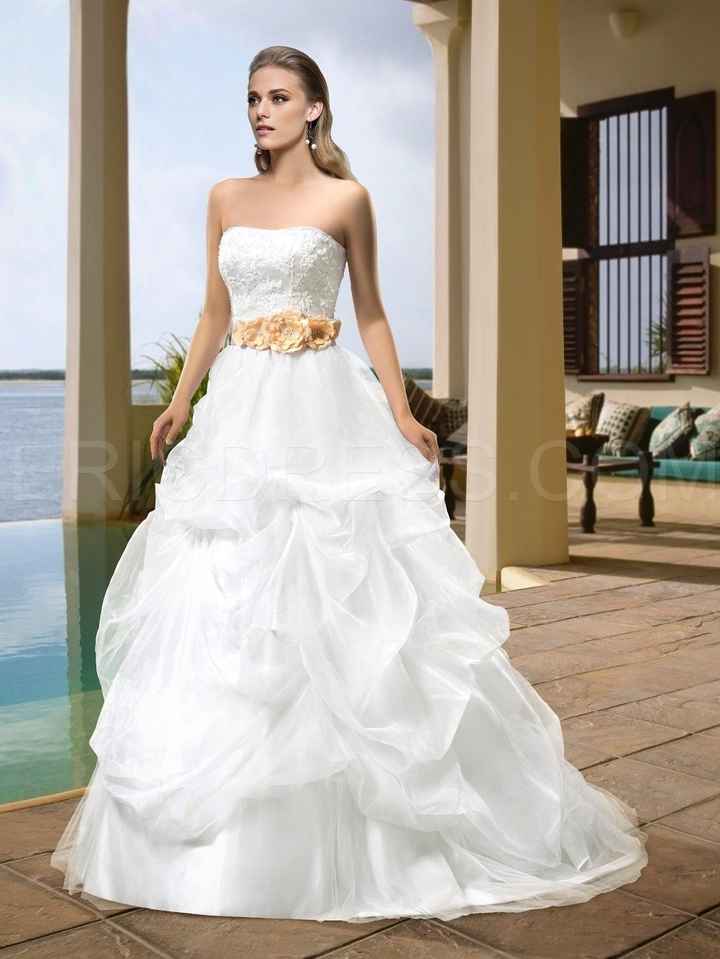 vestido de novia para otoño