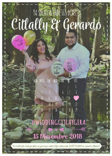  Postal, Save the Date👰❤ - 1