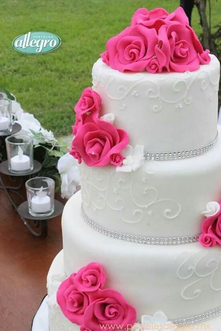  Pasteles en blanco para tu boda - 1