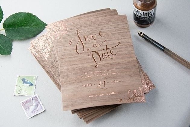 Invitaciones: Ideas en Rose Gold 3