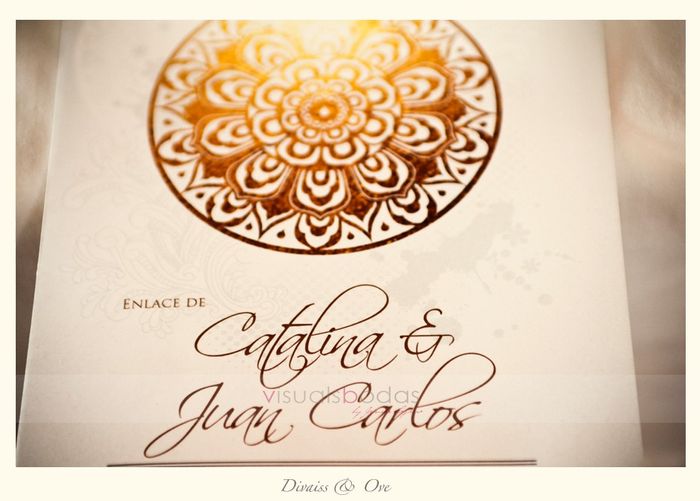 Invitaciones con Mandalas 1