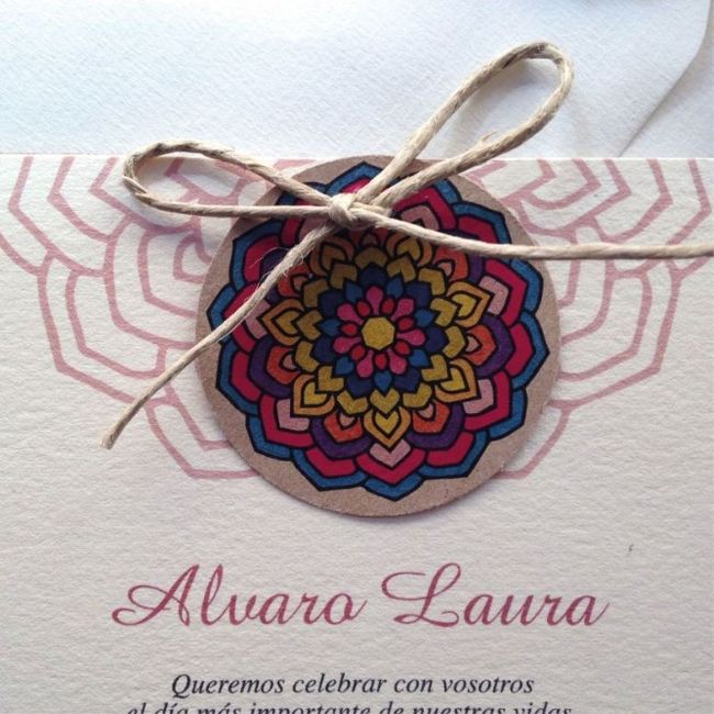 Invitaciones con Mandalas 8