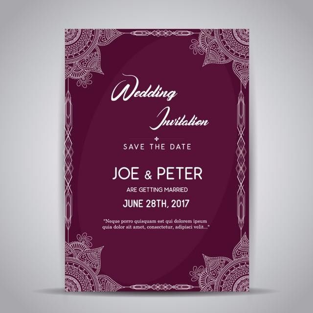 Invitaciones con Mandalas 10