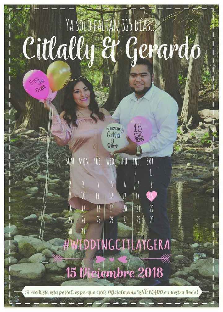  Postal, Save the Date👰❤ - 1
