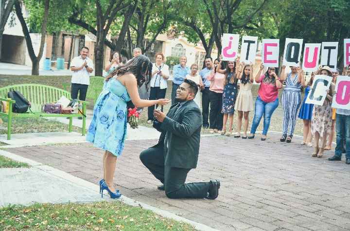 ¿Tu novio le pidió permiso o le dijo algo a tu familia antes de pedirte matrimonio? - 1