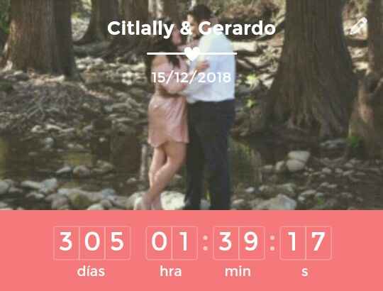 ¡Escribe los días que faltan para tu boda! - 1