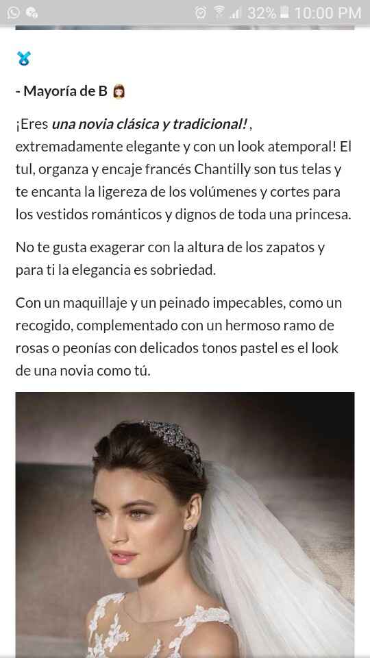¿Eres una Novia Tendencia 2018? ¡Resultados! - 1