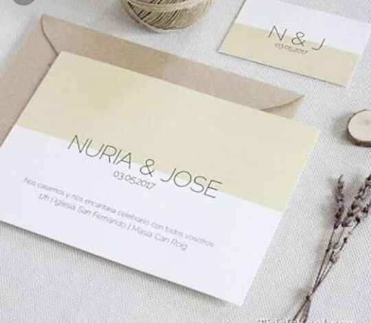 Invitaciones de Estilo Minimalista 📃 - 2