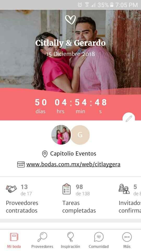 ¿Cuánto falta para su gran día? - 1