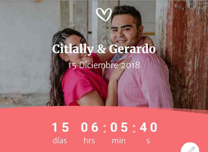 Mi contador: 15 días!😍🙆 - 1