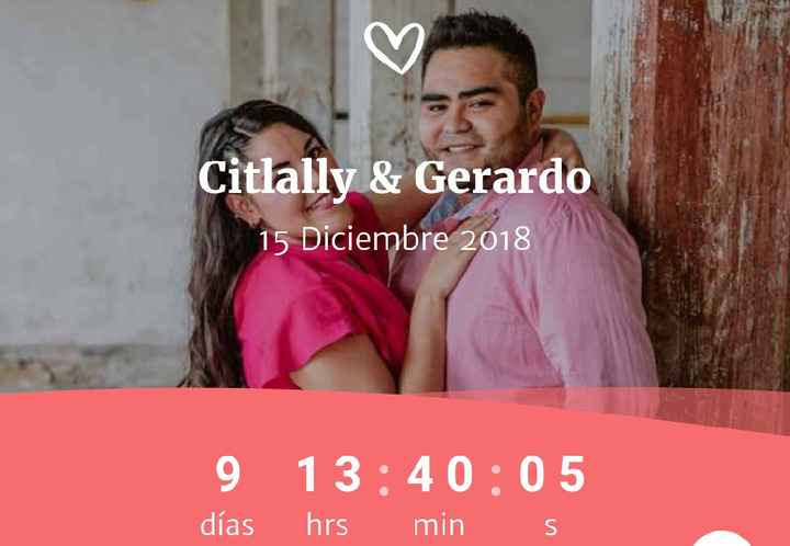 ¡contador a un dígito!😍 9 días❤ - 1