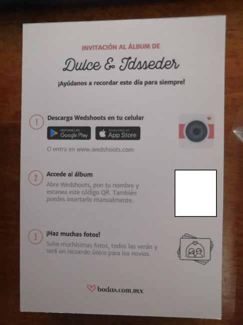 Invitación Wedshoots