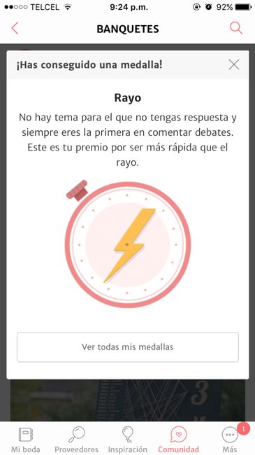 Medalla rayo ⚡️ - 1