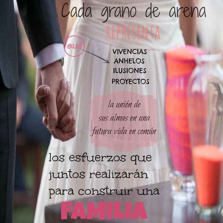 ¡ceremonia de arena para boda Civil! - 1
