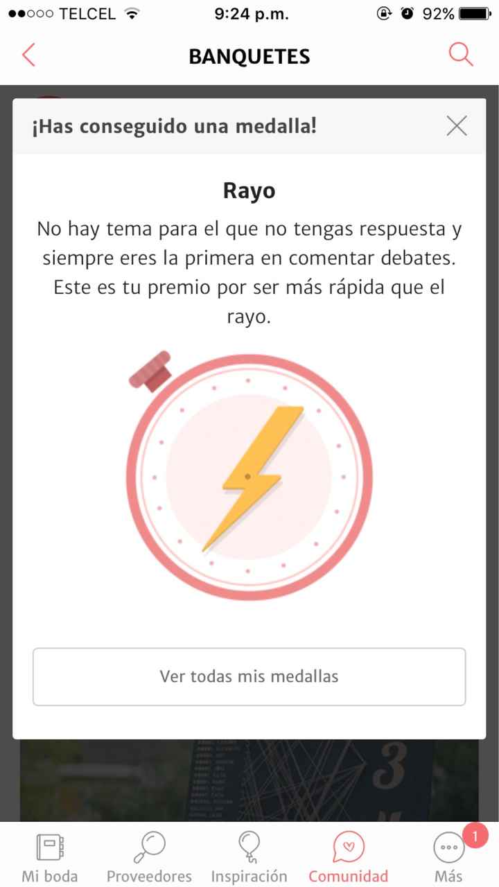 Medalla rayo ⚡️ - 1
