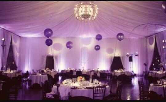 Decoración en tonos morados - 4