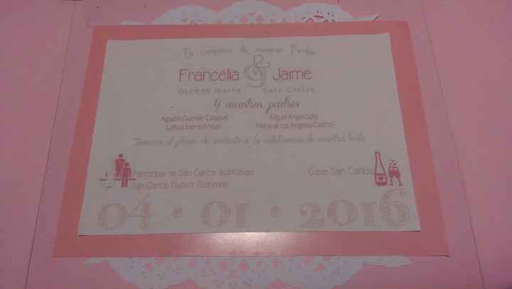 Primera prueba de nuestras invitaciones! sean honestos - 3
