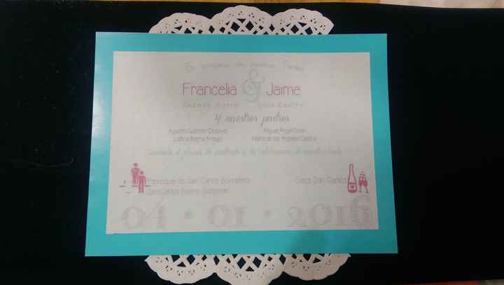 Primera prueba de nuestras invitaciones! sean honestos - 1
