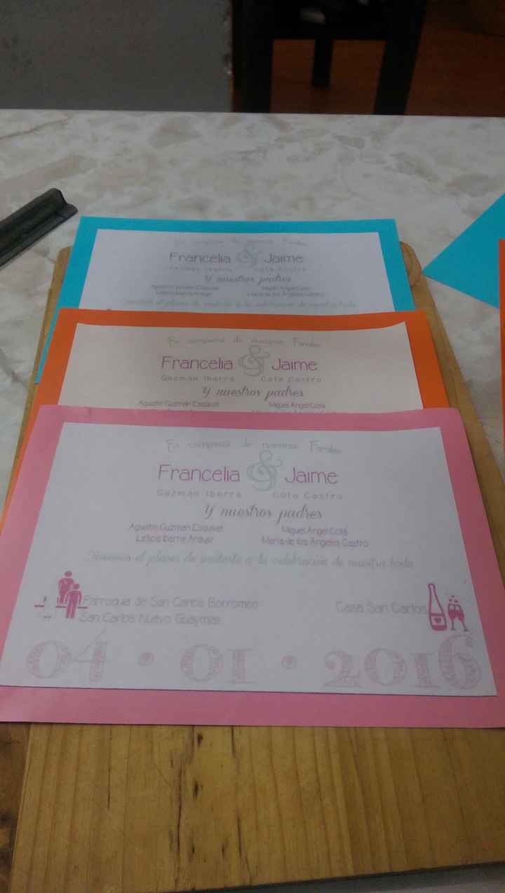 Primera prueba de nuestras invitaciones! sean honestos - 2