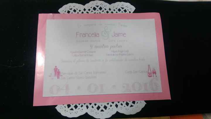Primera prueba de nuestras invitaciones! sean honestos - 3