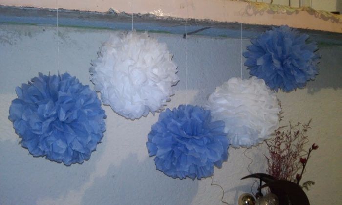 *Esferas para decorar la mesa de dulces