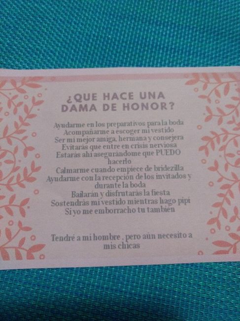 Detalle para mis damas ❤ - 1