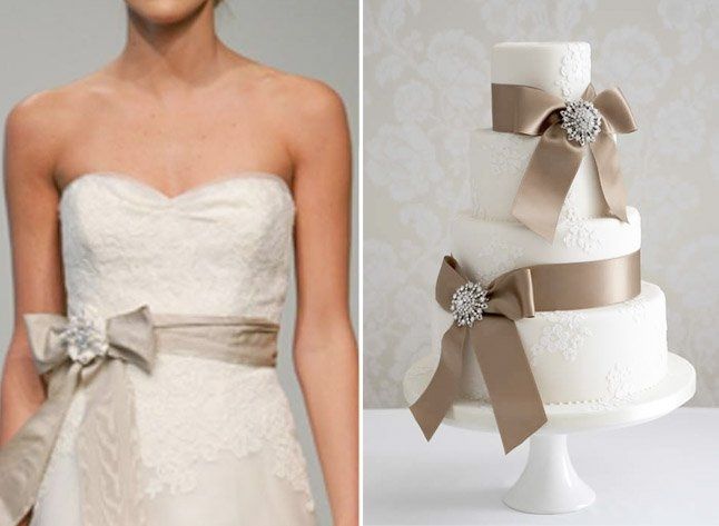 pastel y vestido