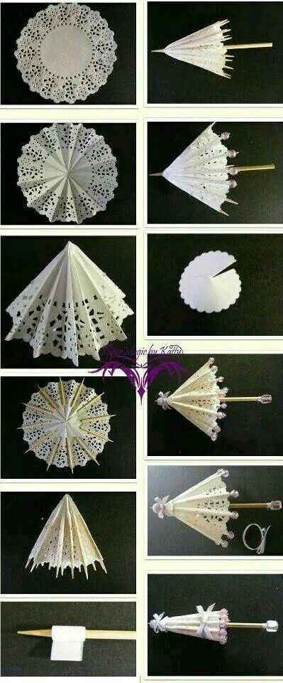 Como utilizar blondas de papel - 9