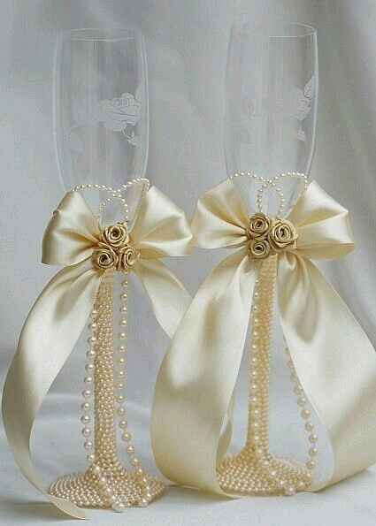 Copas y botellas decoradas - 17