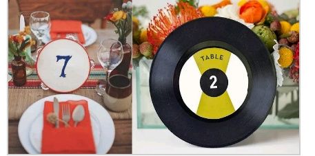 Ideas para colocar la numeracion de  las mesas - 3