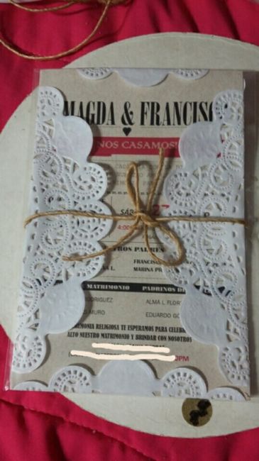 Invitaciones :así quedaron - 3